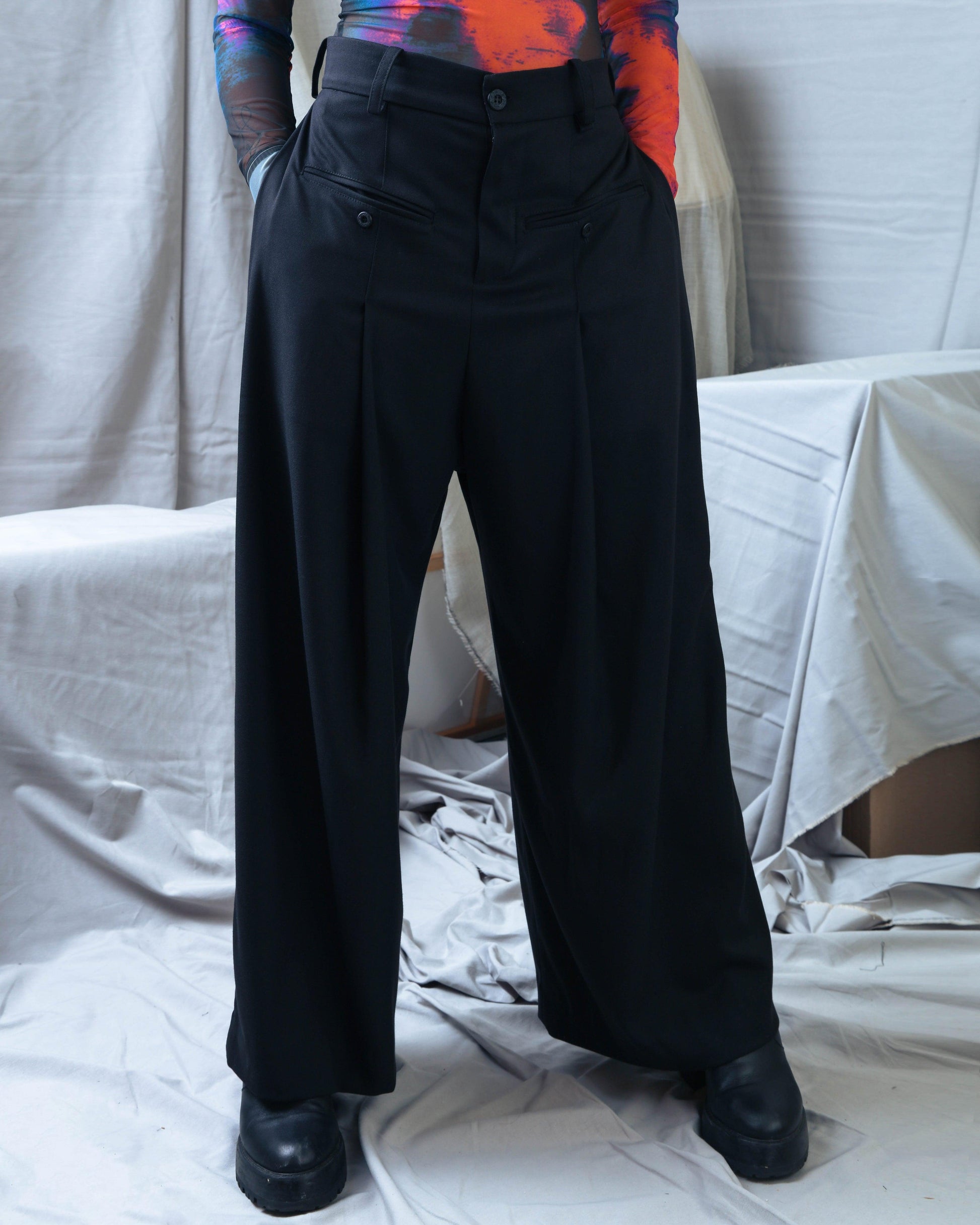 ACP06 PLEATED TROUSER - Beyt Ahlam