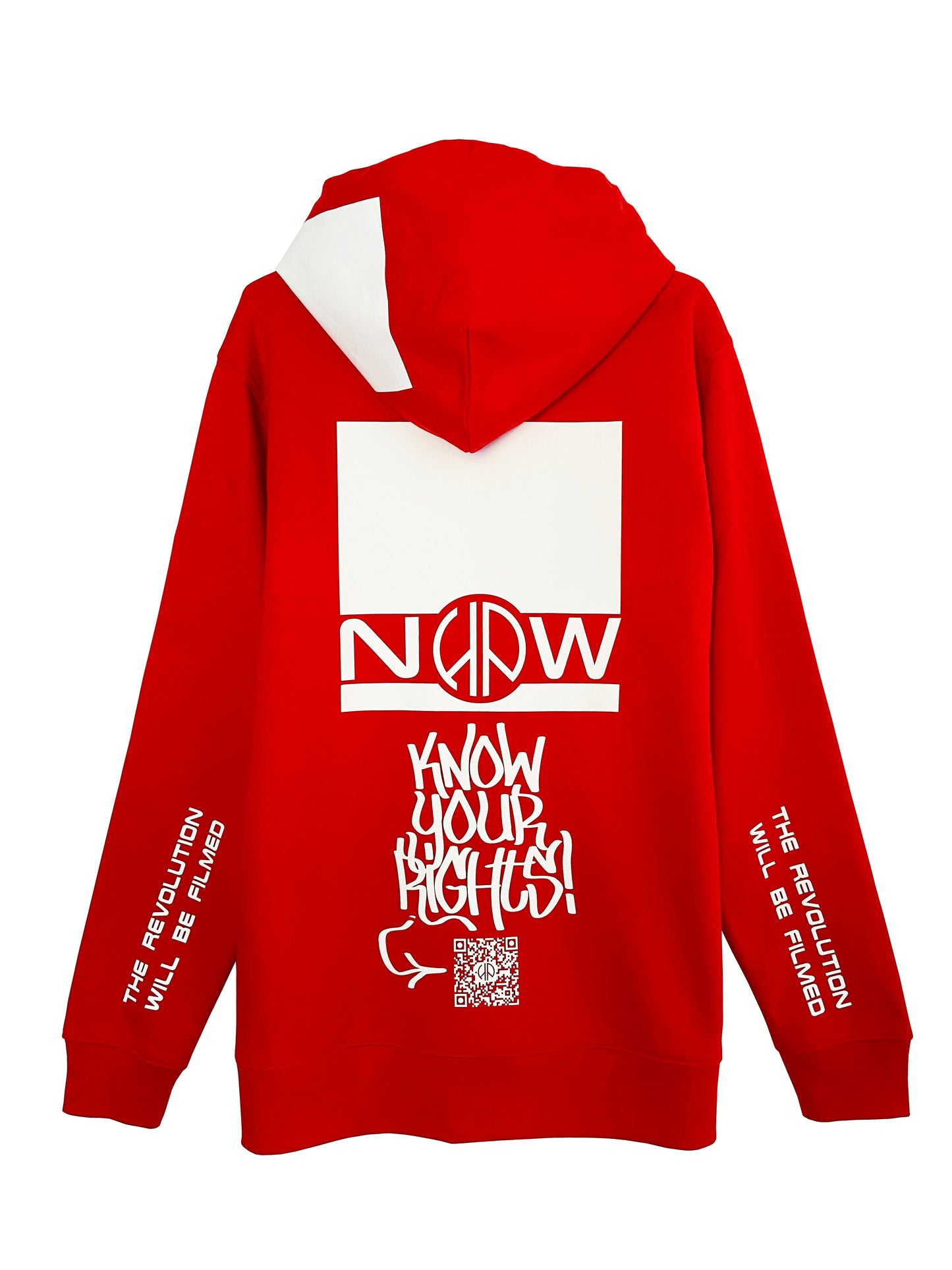 Red Protest Hoodie