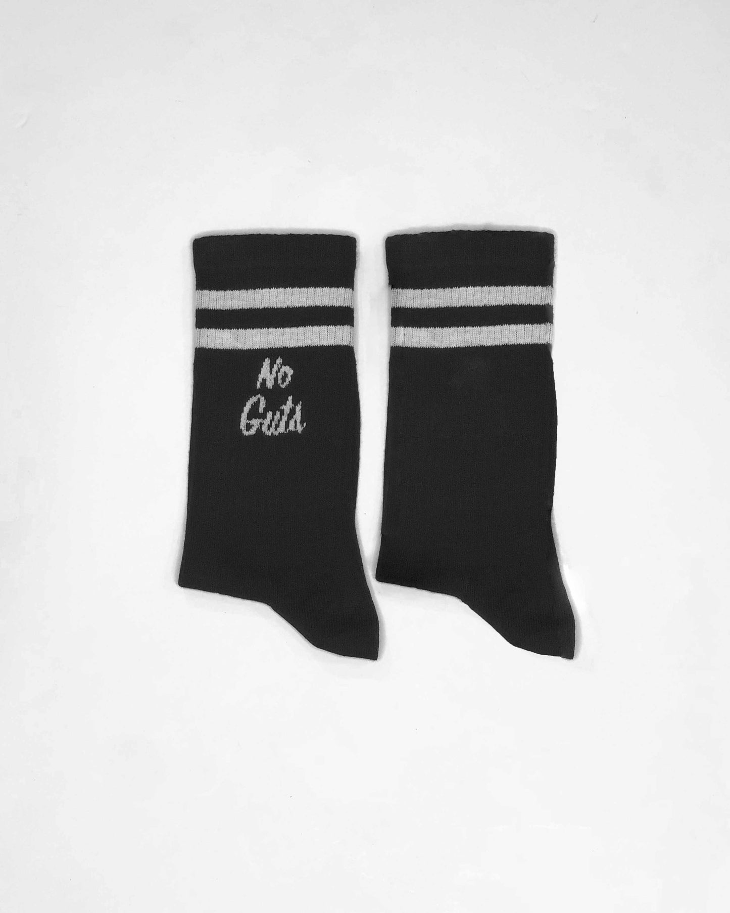 SOCKS 'NO GUTS NOT GLORY' BLACK & WHITE