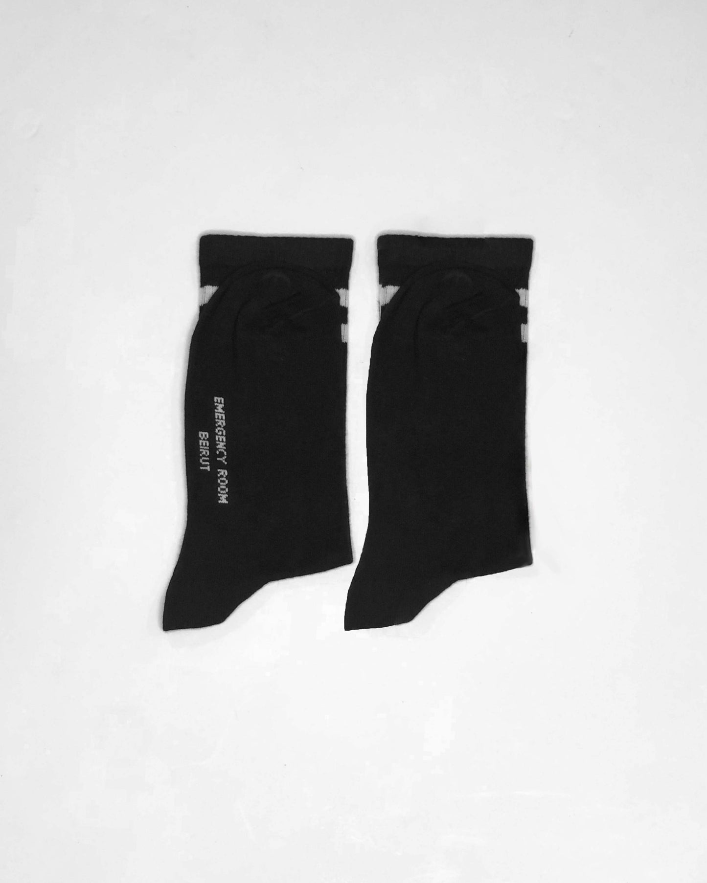 SOCKS 'NO GUTS NOT GLORY' BLACK & WHITE