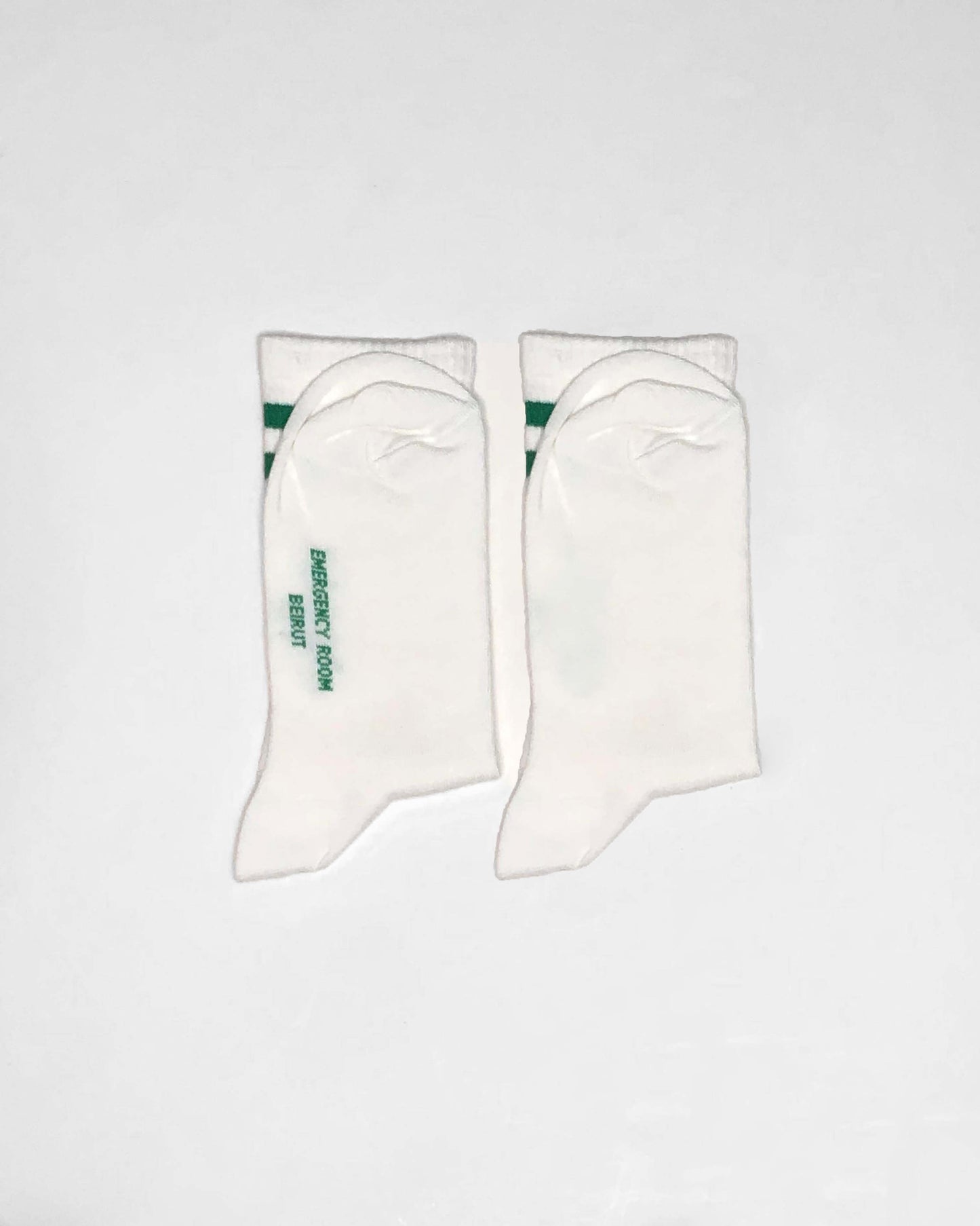 SOCKS 'NO GUTS NOT GLORY' GREEN & WHITE