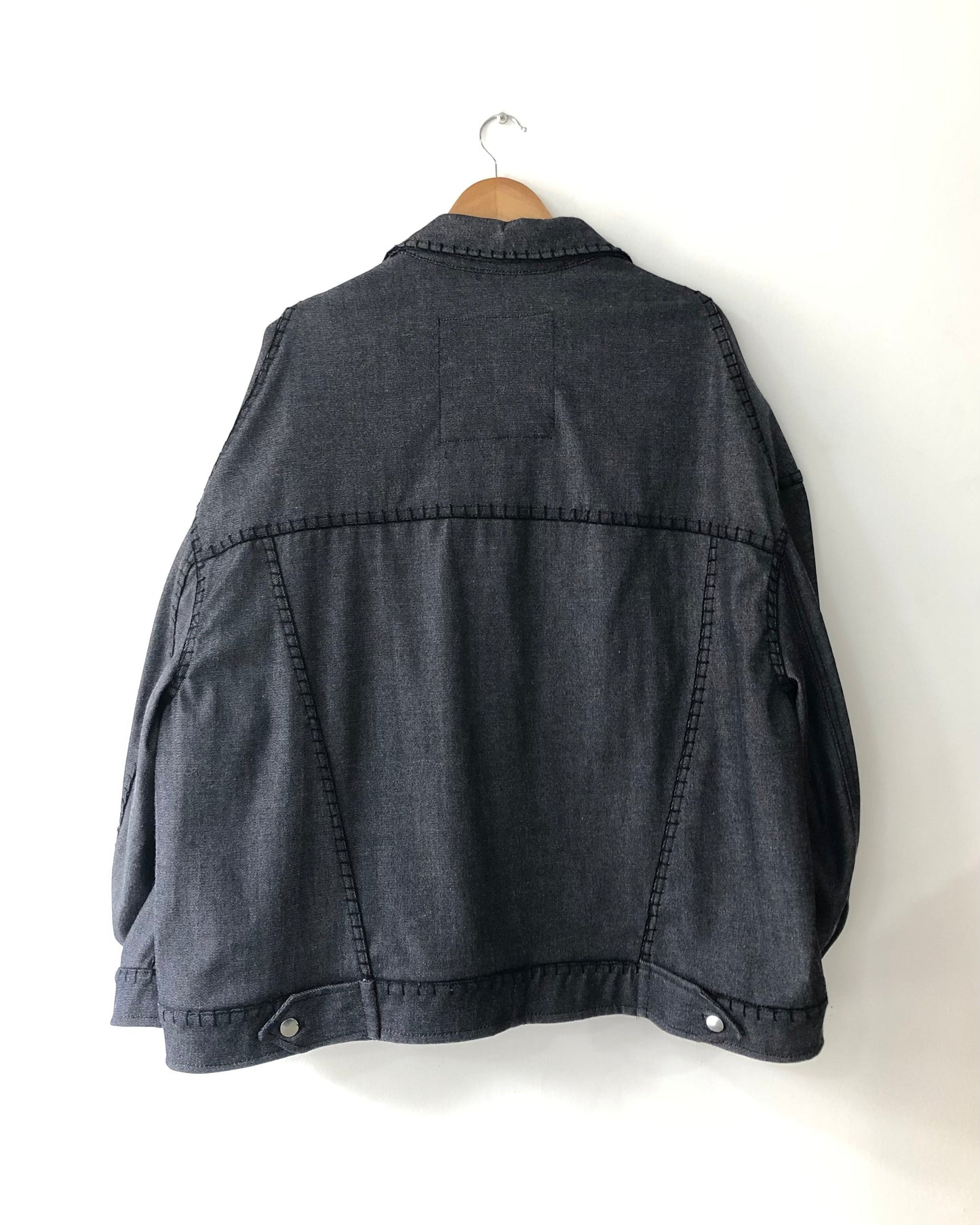 ROUNDED DENIM CUT JACKET